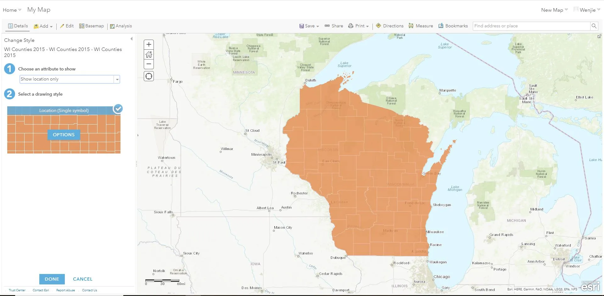 Choose Attribute