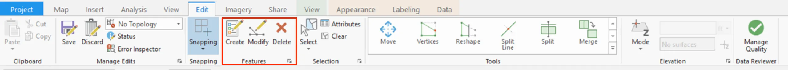 Edit tools